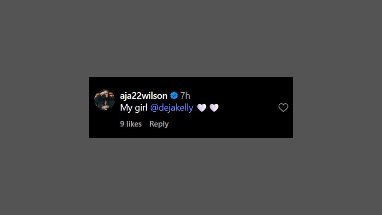 Wilson shows gratitude to Deja Kelly on an IG post. (Credits: @weneedtotalk/Instagram)